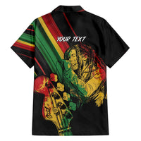 Personalised Reggae Family Matching Tank Maxi Dress and Hawaiian Shirt Live The Way You Love - Wonder Print Shop