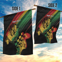 Personalised Reggae Garden Flag Live The Way You Love - Wonder Print Shop