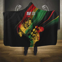 Personalised Reggae Hooded Blanket Live The Way You Love