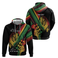 Personalised Reggae Hoodie Live The Way You Love - Wonder Print Shop