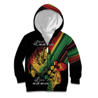 Personalised Reggae Kid Hoodie Live The Way You Love - Wonder Print Shop