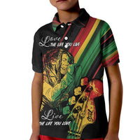 Personalised Reggae Kid Polo Shirt Live The Way You Love - Wonder Print Shop
