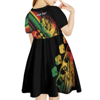 Personalised Reggae Kid Short Sleeve Dress Live The Way You Love - Wonder Print Shop