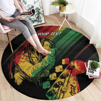 Personalised Reggae Round Carpet Live The Way You Love