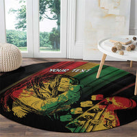 Personalised Reggae Round Carpet Live The Way You Love