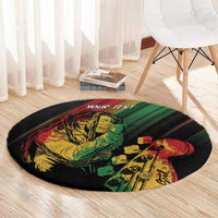 Personalised Reggae Round Carpet Live The Way You Love