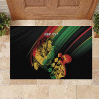 Personalised Reggae Rubber Doormat Live The Way You Love - Wonder Print Shop