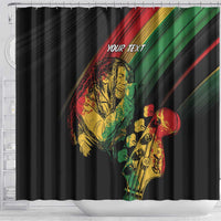 Personalised Reggae Shower Curtain Live The Way You Love