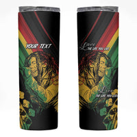 Personalised Reggae Skinny Tumbler Live The Way You Love - Wonder Print Shop