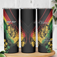 Personalised Reggae Skinny Tumbler Live The Way You Love - Wonder Print Shop