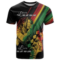 Personalised Reggae T Shirt Live The Way You Love - Wonder Print Shop