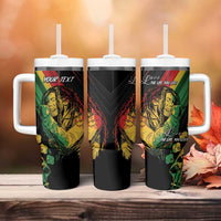 Personalised Reggae Tumbler With Handle Live The Way You Love - Wonder Print Shop