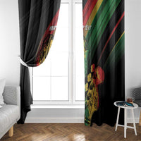 Personalised Reggae Window Curtain Live The Way You Love - Wonder Print Shop