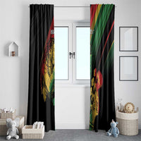 Personalised Reggae Window Curtain Live The Way You Love - Wonder Print Shop