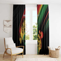 Personalised Reggae Window Curtain Live The Way You Love - Wonder Print Shop