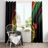Personalised Reggae Window Curtain Live The Way You Love - Wonder Print Shop