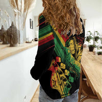 Personalised Reggae Women Casual Shirt Live The Way You Love - Wonder Print Shop