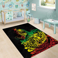 Personalised Reggae Jawaiian Festive Area Rug Mix Polynesian LT7 - Wonder Print Shop