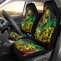Personalised Reggae Jawaiian Festive Car Seat Cover Mix Polynesian LT7 - Wonder Print Shop