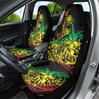 Personalised Reggae Jawaiian Festive Car Seat Cover Mix Polynesian LT7 - Wonder Print Shop