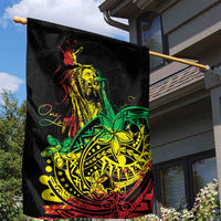Personalised Reggae Jawaiian Festive Garden Flag Mix Polynesian - Wonder Print Shop