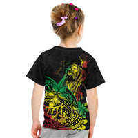 Personalised Reggae Jawaiian Festive Kid T Shirt Mix Polynesian - Wonder Print Shop