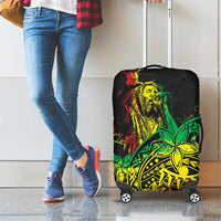 Personalised Reggae Jawaiian Festive Luggage Cover Mix Polynesian - Wonder Print Shop