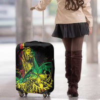 Personalised Reggae Jawaiian Festive Luggage Cover Mix Polynesian - Wonder Print Shop