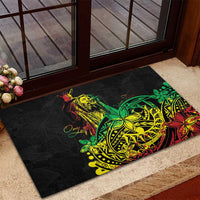 Personalised Reggae Jawaiian Festive Rubber Doormat Mix Polynesian - Wonder Print Shop