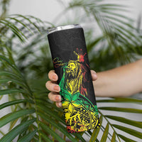 Personalised Reggae Jawaiian Festive Skinny Tumbler Mix Polynesian - Wonder Print Shop