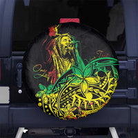 Personalised Reggae Jawaiian Festive Spare Tire Cover Mix Polynesian - Wonder Print Shop