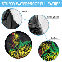 Personalised Reggae Jawaiian Festive Spare Tire Cover Mix Polynesian - Wonder Print Shop