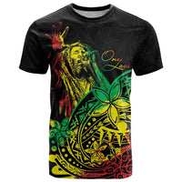 Personalised Reggae Jawaiian Festive T Shirt Mix Polynesian - Wonder Print Shop