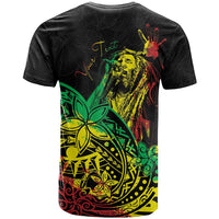 Personalised Reggae Jawaiian Festive T Shirt Mix Polynesian - Wonder Print Shop