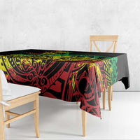 Personalised Reggae Jawaiian Festive Tablecloth Mix Polynesian - Wonder Print Shop