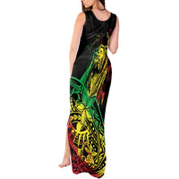 Personalised Reggae Jawaiian Festive Tank Maxi Dress Mix Polynesian - Wonder Print Shop