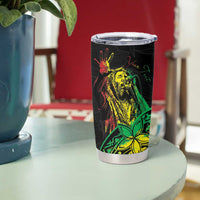Personalised Reggae Jawaiian Festive Tumbler Cup Mix Polynesian - Wonder Print Shop