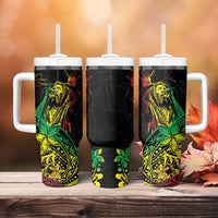 Personalised Reggae Jawaiian Festive Tumbler With Handle Mix Polynesian - Wonder Print Shop