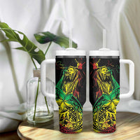 Personalised Reggae Jawaiian Festive Tumbler With Handle Mix Polynesian - Wonder Print Shop