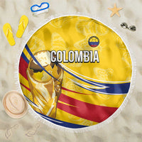 Colombia Football Beach Blanket WC2026 Butterflies Inspired
