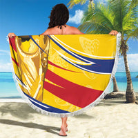 Colombia Football Beach Blanket WC2026 Butterflies Inspired