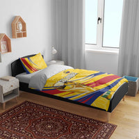 Colombia Football Bedding Set WC2026 Butterflies Inspired