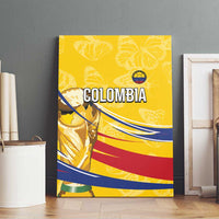 Colombia Football Canvas Wall Art WC2026 Butterflies Inspired