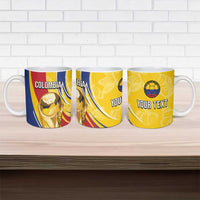 Colombia Football Personalized Ceramic Mug WC2026 Butterflies Inspired