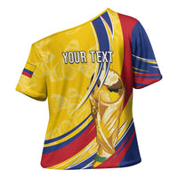 Colombia Football Personalized Cross Shoulder Shirt WC2026 Butterflies Inspired