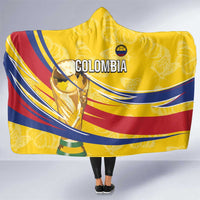 Colombia Football Hooded Blanket WC2026 Butterflies Inspired