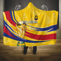 Colombia Football Hooded Blanket WC2026 Butterflies Inspired
