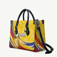 Colombia Football Leather Bag WC2026 Butterflies Inspired