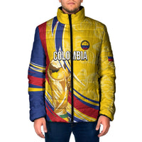 Colombia Football Personalized Padded Jacket WC2026 Butterflies Inspired