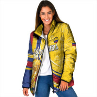 Colombia Football Personalized Padded Jacket WC2026 Butterflies Inspired